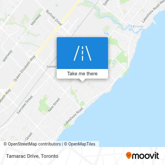Tamarac Drive map