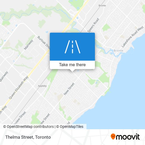 Thelma Street map