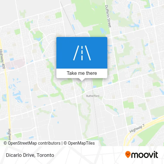 Dicarlo Drive map