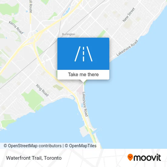 Waterfront Trail map