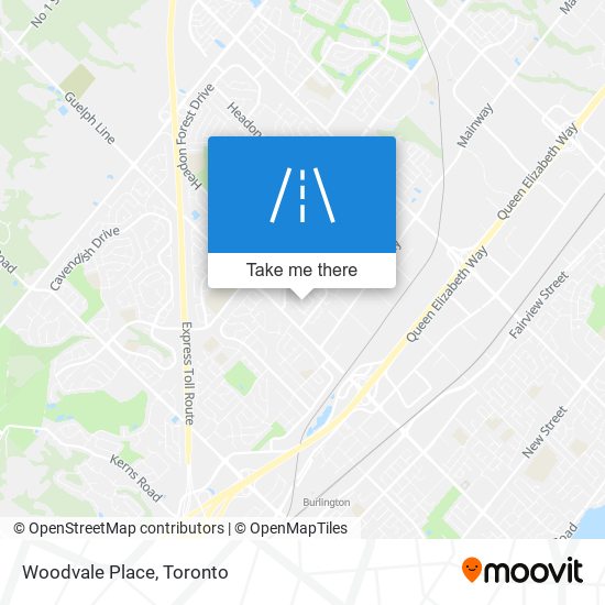 Woodvale Place map