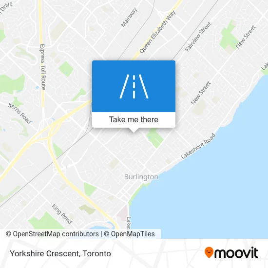 Yorkshire Crescent map