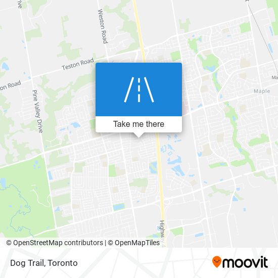 Dog Trail map