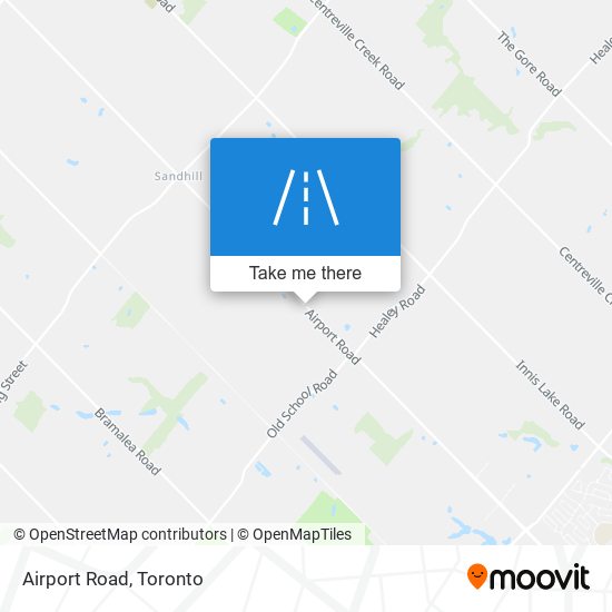 Airport Road map