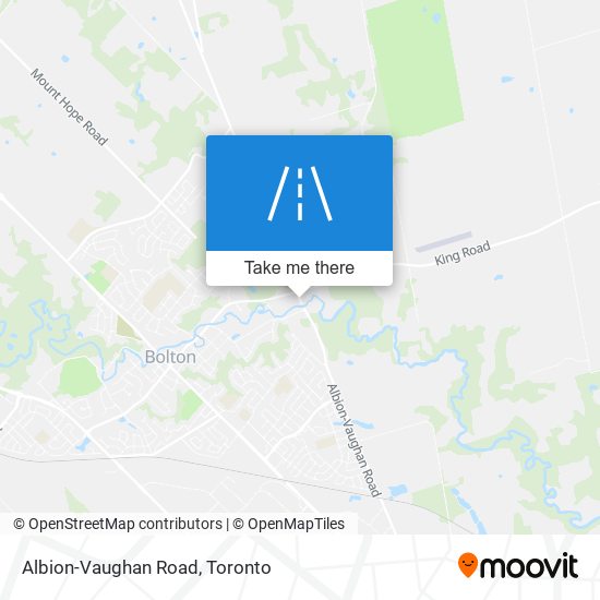 Albion-Vaughan Road plan