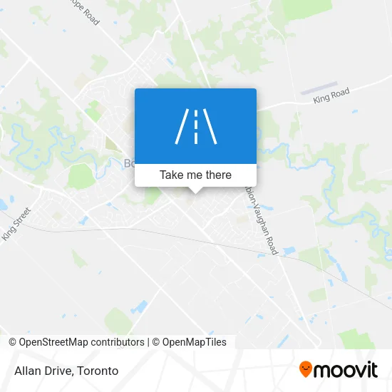 Allan Drive map