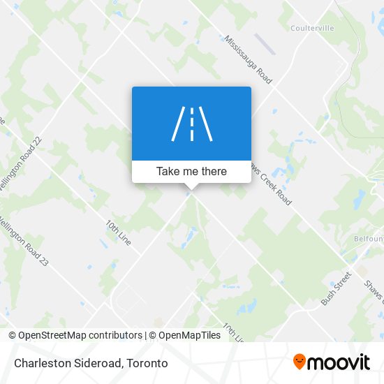 Charleston Sideroad map