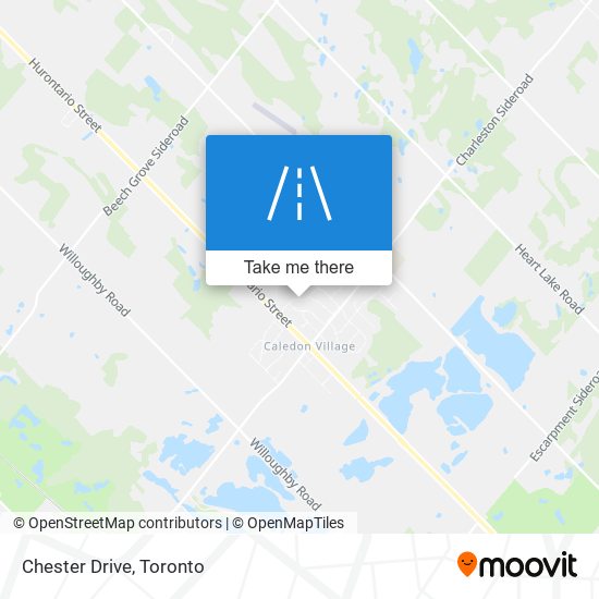 Chester Drive map