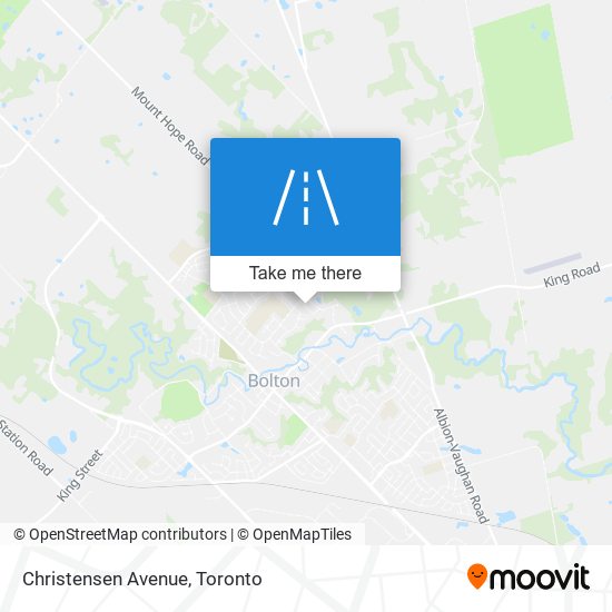 Christensen Avenue map