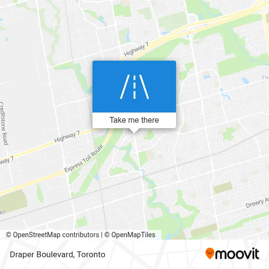 Draper Boulevard map