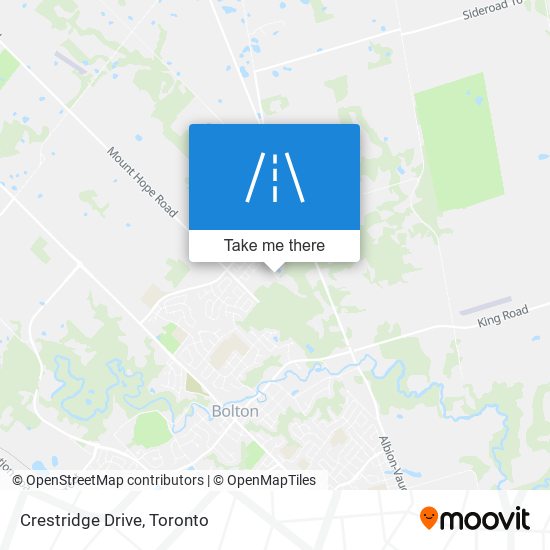 Crestridge Drive map