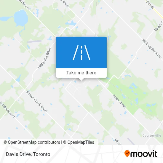 Davis Drive map
