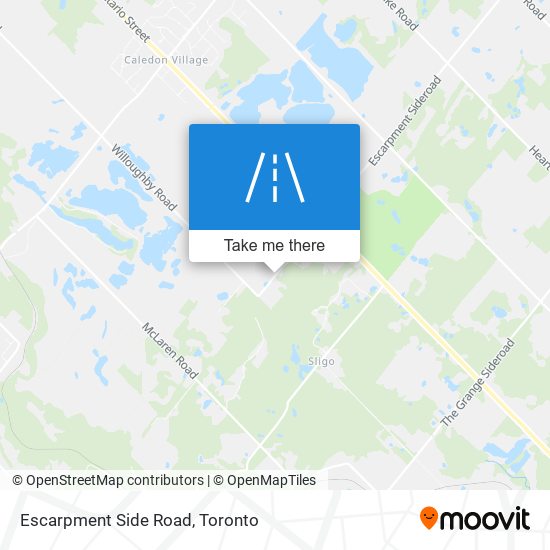 Escarpment Side Road plan