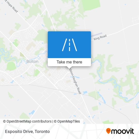 Esposito Drive map