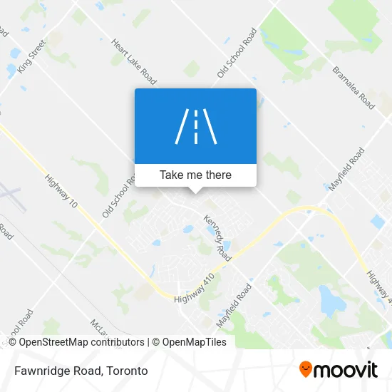 Fawnridge Road map