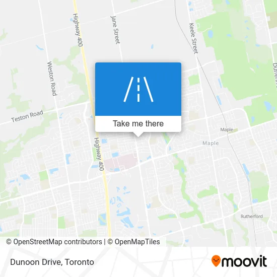 Dunoon Drive map