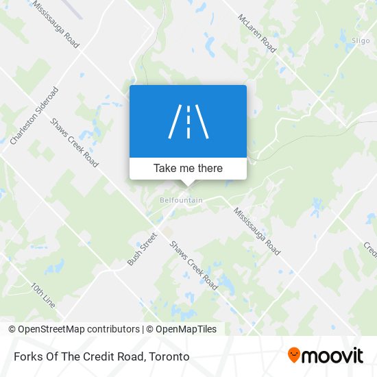 Forks Of The Credit Road plan