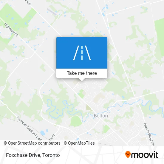 Foxchase Drive map