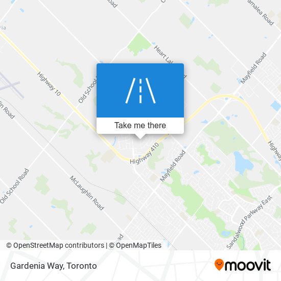 Gardenia Way map