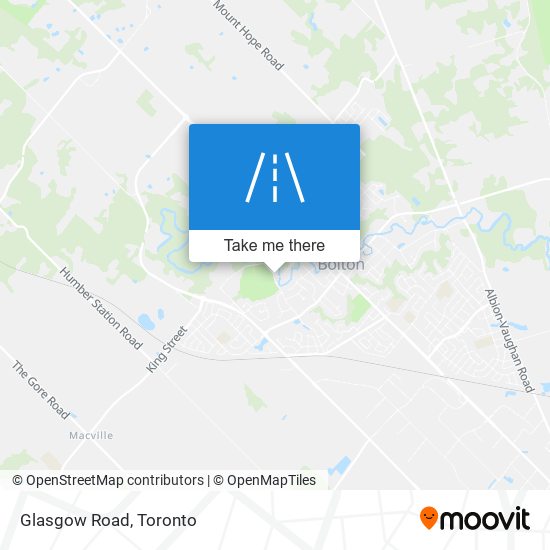 Glasgow Road map