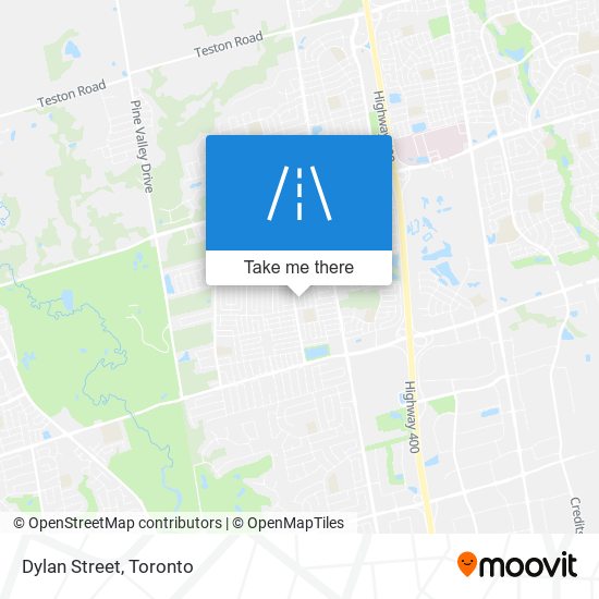 Dylan Street map