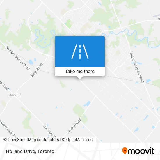 Holland Drive map