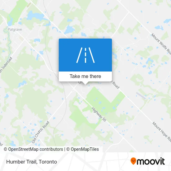 Humber Trail map