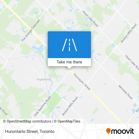 Hurontario Street map