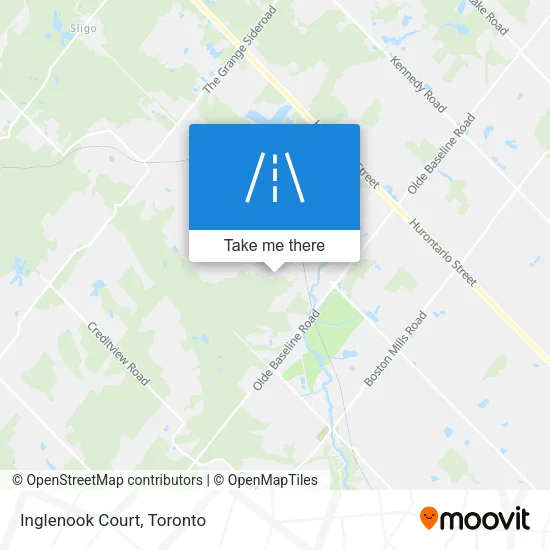 Inglenook Court map