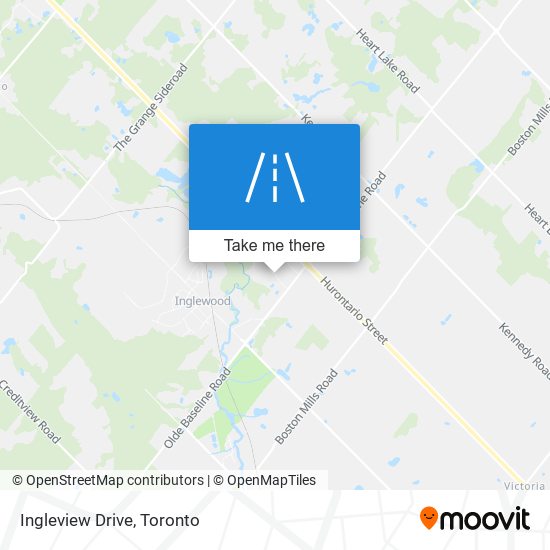 Ingleview Drive map