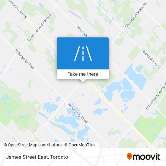 James Street East map