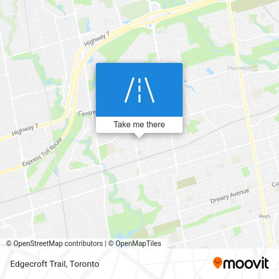 Edgecroft Trail map