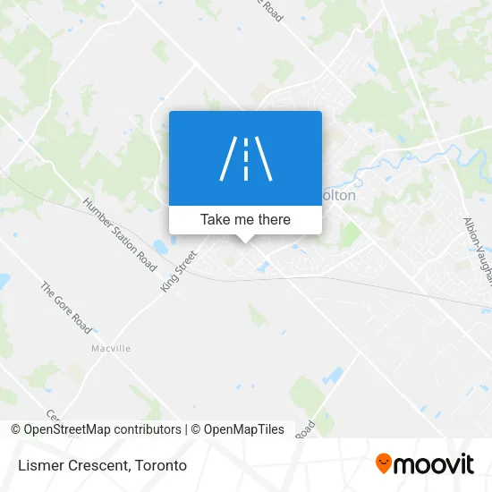 Lismer Crescent map
