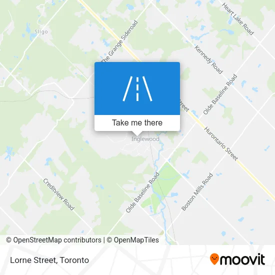 Lorne Street map
