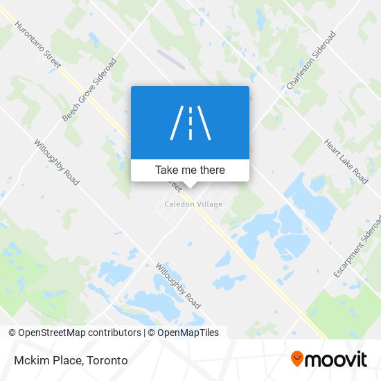 Mckim Place map