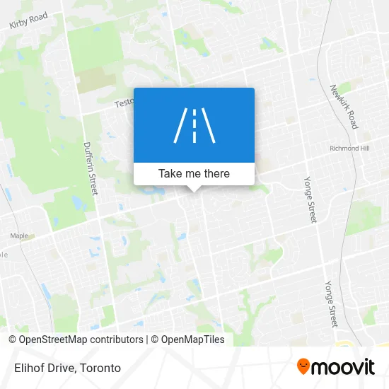 Elihof Drive map