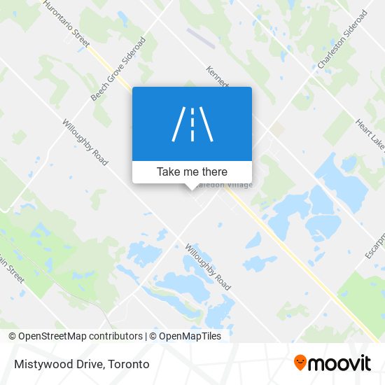 Mistywood Drive map