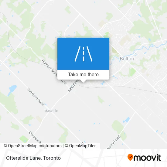 Otterslide Lane map