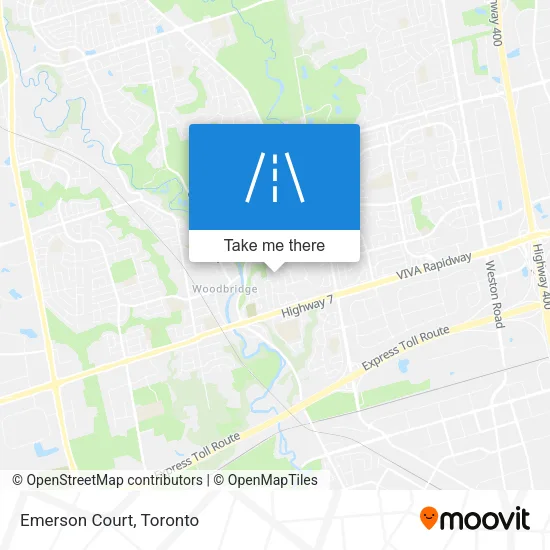 Emerson Court map