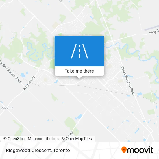 Ridgewood Crescent map