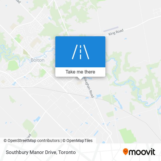 Southbury Manor Drive map