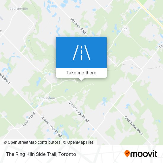 The Ring Kiln Side Trail map