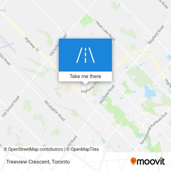 Treeview Crescent map