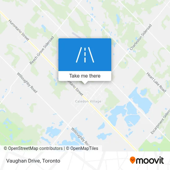 Vaughan Drive map