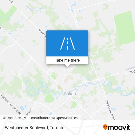 Westchester Boulevard map