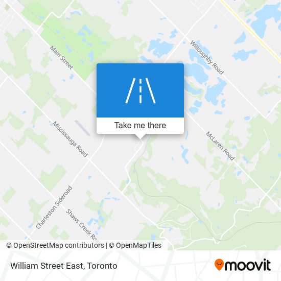 William Street East map