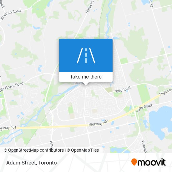 Adam Street map