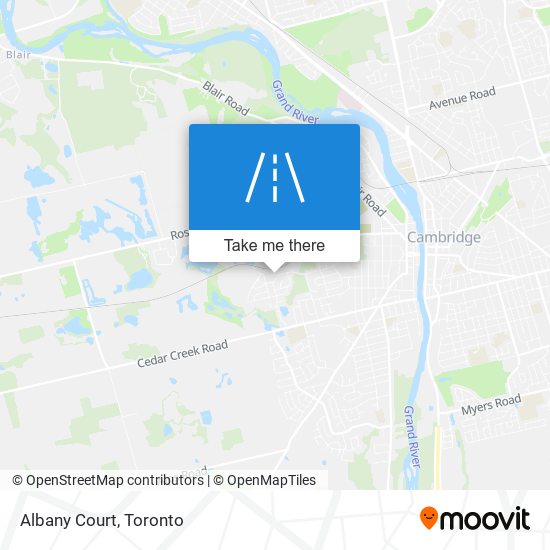 Albany Court map