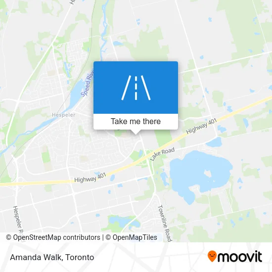 Amanda Walk map