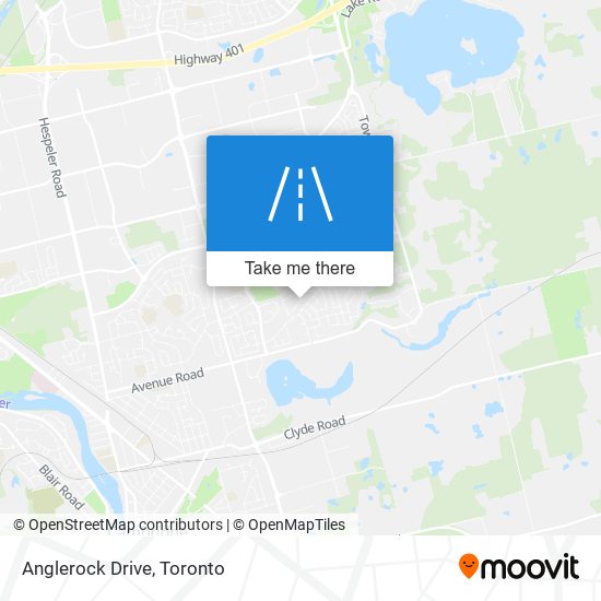 Anglerock Drive map